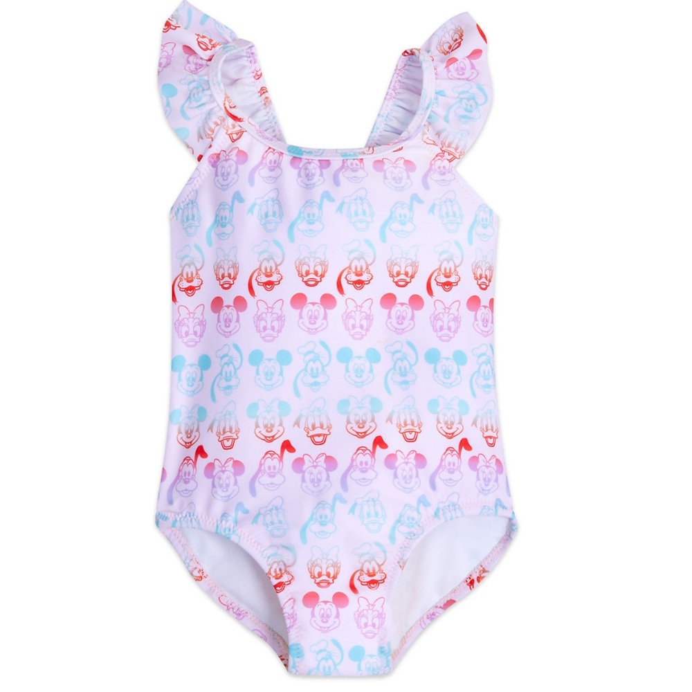 3-6M Disney Baby Swimsuit Bathing Suit Mickey Mouse & Friends